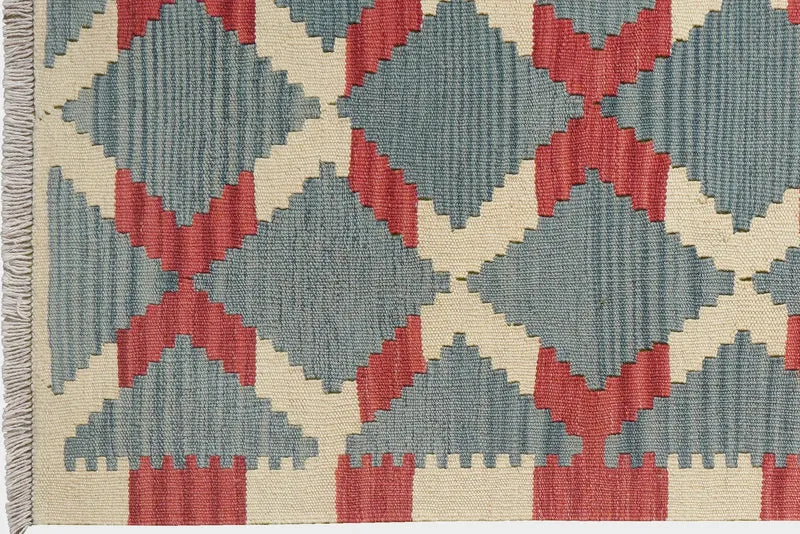 Kelim Gashgai · Handgewebt – Blau, 157x101 cm