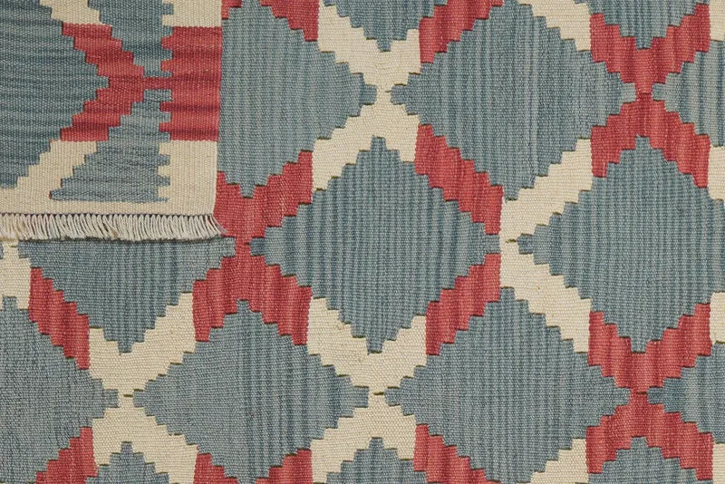 Kelim Gashgai · Handgewebt – Blau, 157x101 cm