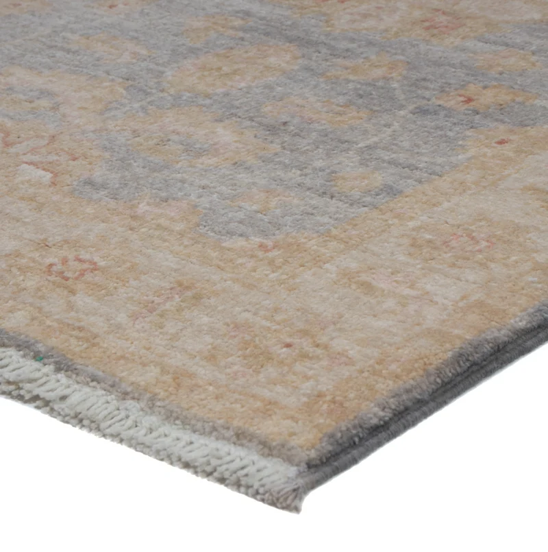 Ziegler Teppich 60x297cm - Orientteppich - hellblau