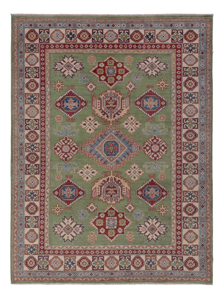 Kazak Teppich 173x237cm - Orientteppich - grün