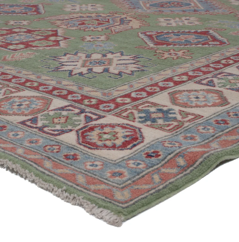 Kazak Teppich 173x237cm - Orientteppich - grün