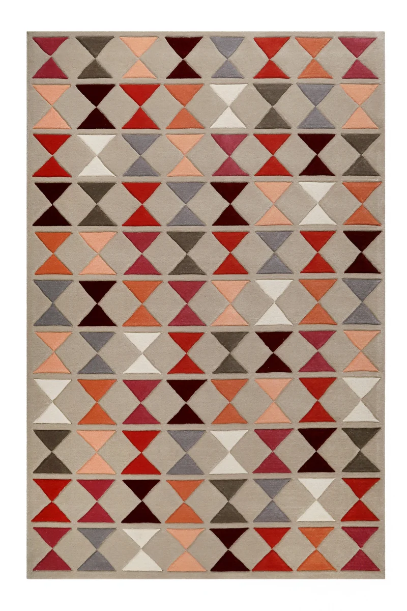 Esprit Teppich 170x240 Taupe Bunt