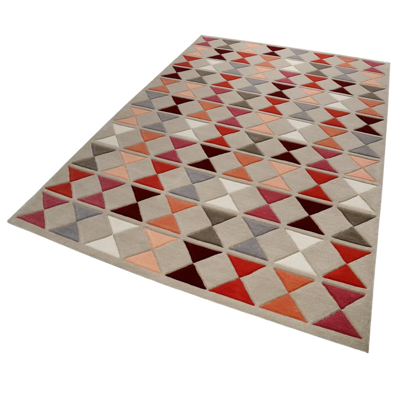 Esprit Teppich 170x240 Taupe Bunt