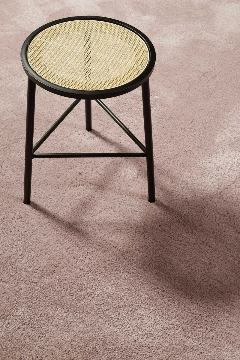 Teppich Rosa Hochflor "Pisa" Homie Living