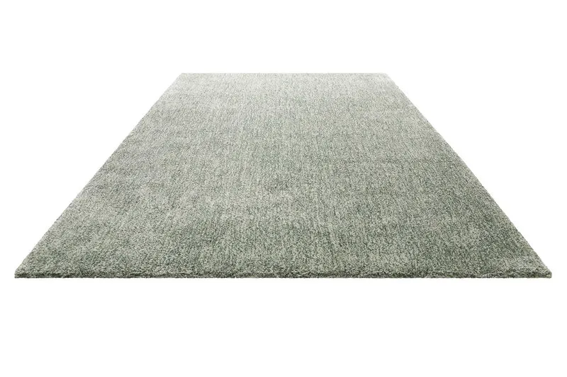 Teppich Mintgrün meliert Hochflor "Pisa" Homie Living