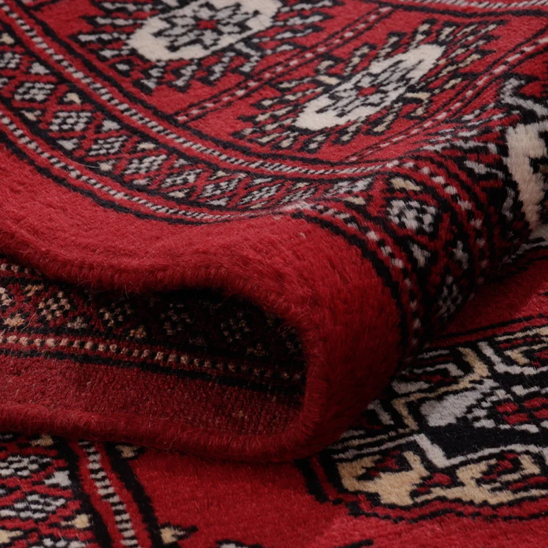 Pakistan Teppich 93x154cm - Orientteppich - rot