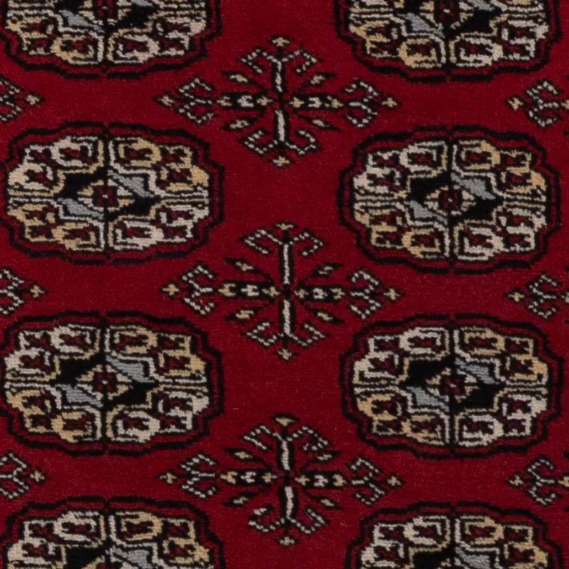 Pakistan Teppich 95x150cm - Orientteppich - rot