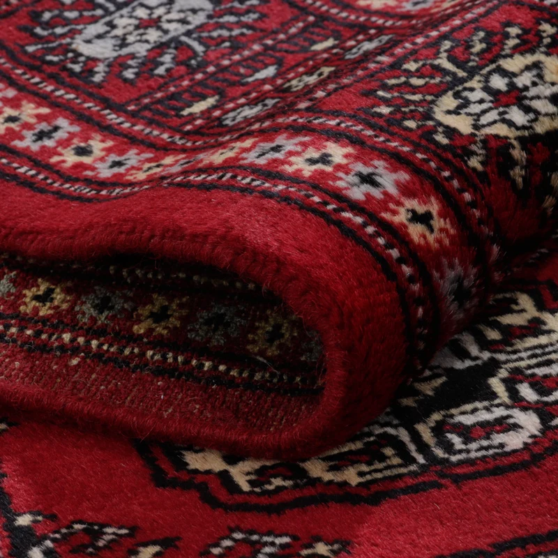 Pakistan Teppich 95x150cm - Orientteppich - rot