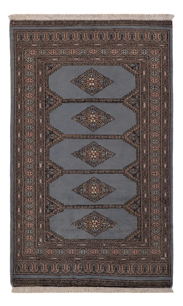 Pakistan Teppich 93x156cm - Orientteppich - blau