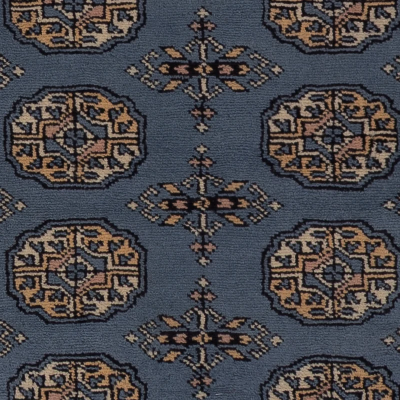Pakistan Teppich 94x159cm - Orientteppich - blau