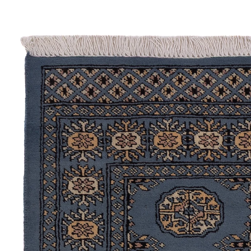 Pakistan Teppich 94x159cm - Orientteppich - blau