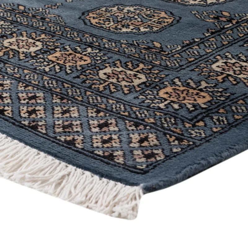 Pakistan Teppich 94x159cm - Orientteppich - blau