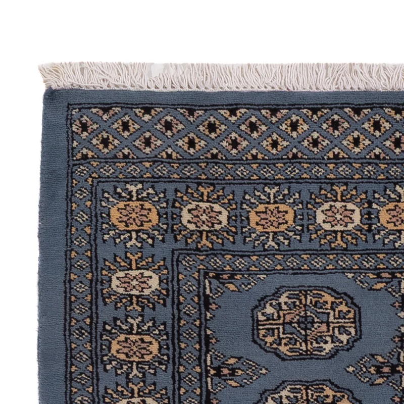 Pakistan Teppich 94x151cm - Orientteppich - blau