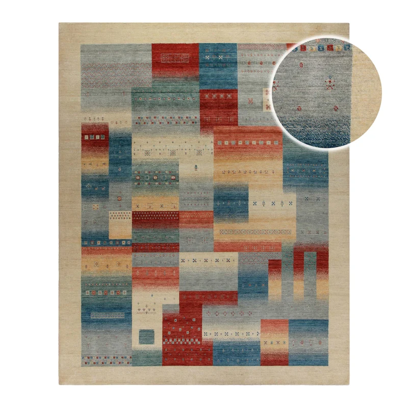 Loribaft Teppich 100 % Schurwolle 245x305 cm