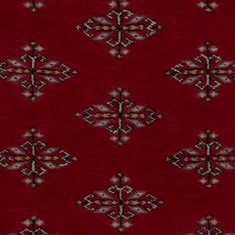 Pakistan Teppich 95x151cm - Orientteppich - rot