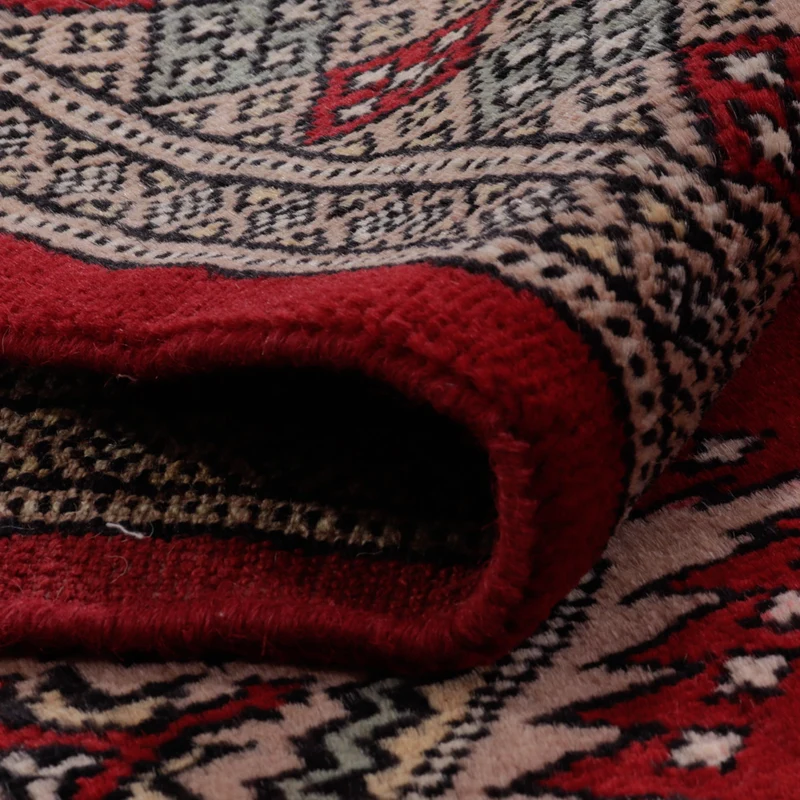 Pakistan Teppich 94x152cm - Orientteppich - rot