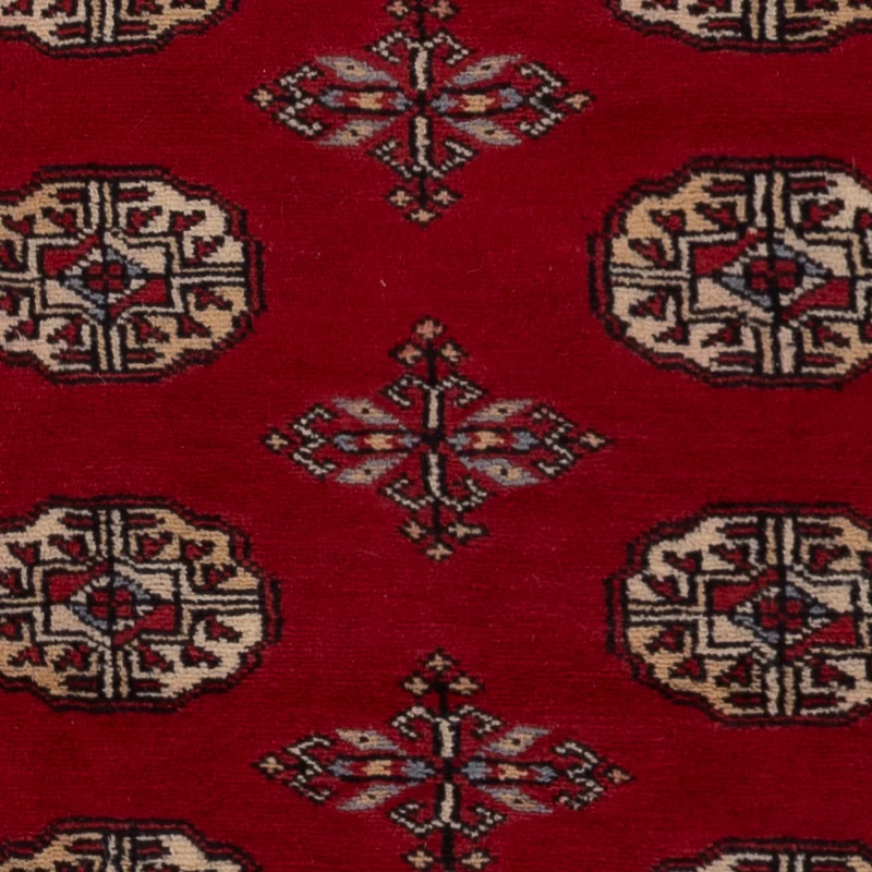 Pakistan Teppich 93x160cm - Orientteppich - rot
