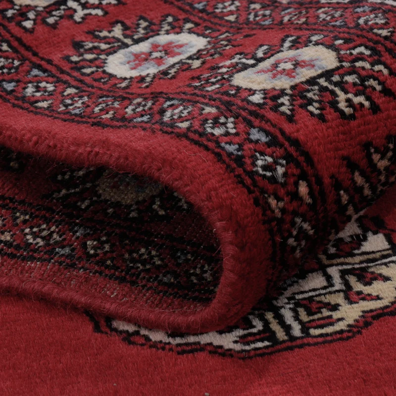 Pakistan Teppich 93x160cm - Orientteppich - rot