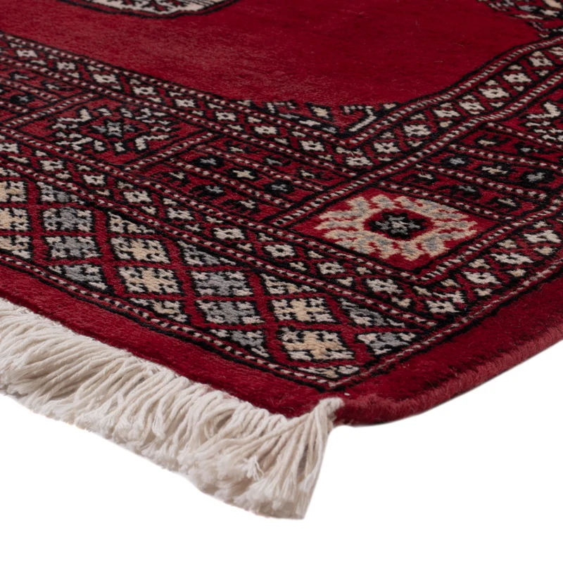 Pakistan Teppich 96x147cm - Orientteppich - rot
