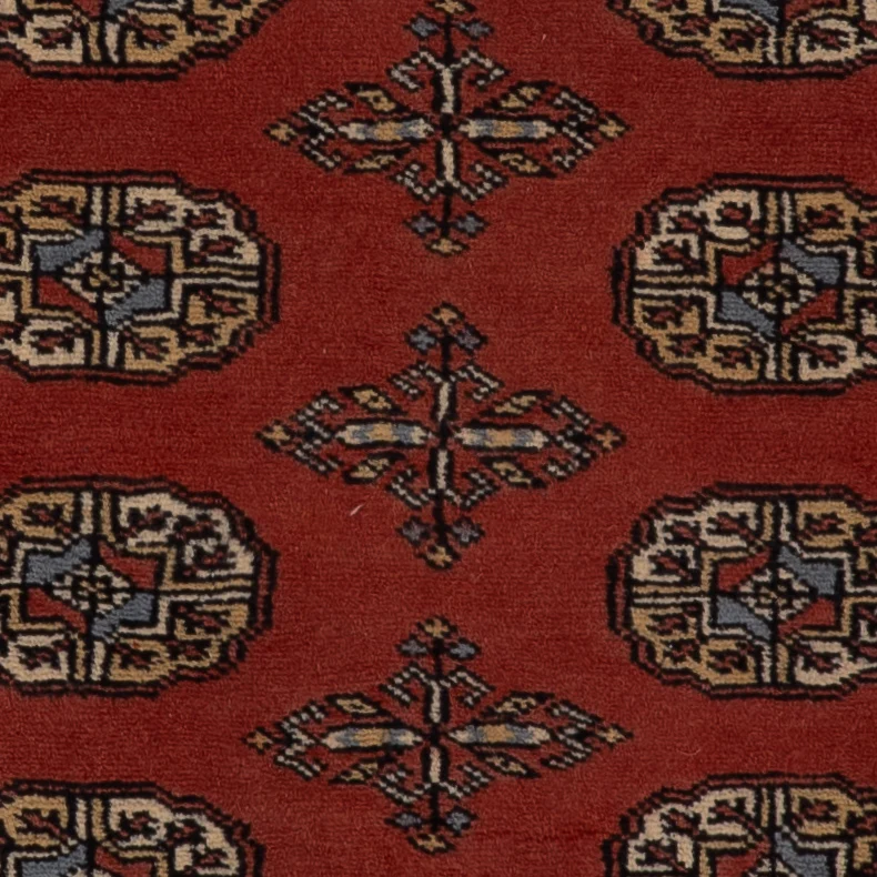 Pakistan Teppich 94x140cm - Orientteppich - rot