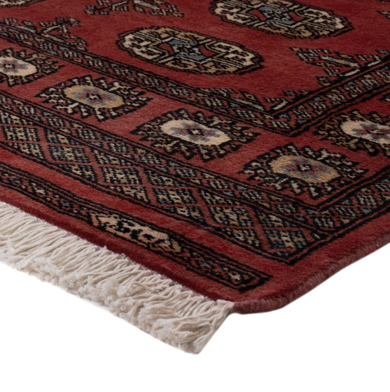 Pakistan Teppich 94x140cm - Orientteppich - rot