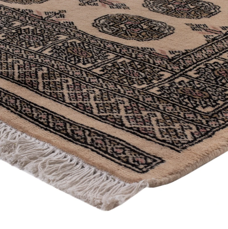Pakistan Teppich 93x147cm - Orientteppich - beige