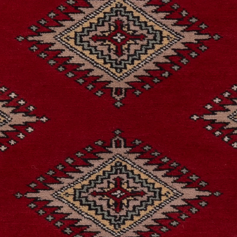 Pakistan Teppich 93x148cm - Orientteppich - rot
