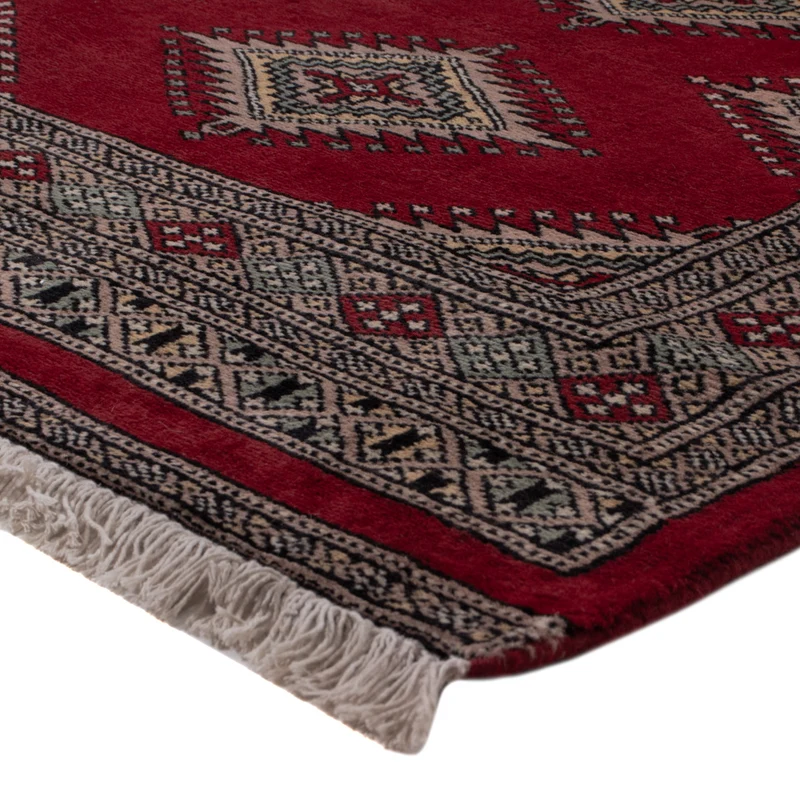 Pakistan Teppich 93x148cm - Orientteppich - rot