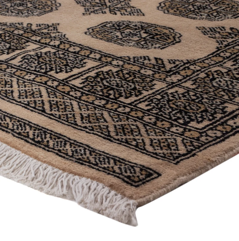Pakistan Teppich 93x144cm - Orientteppich - beige