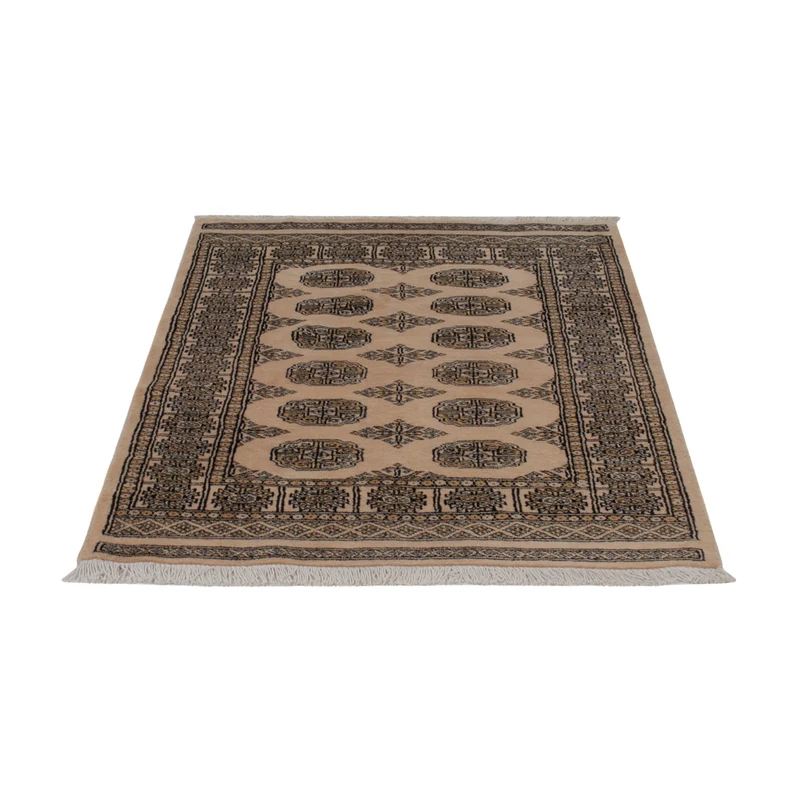 Pakistan Teppich 93x144cm - Orientteppich - beige