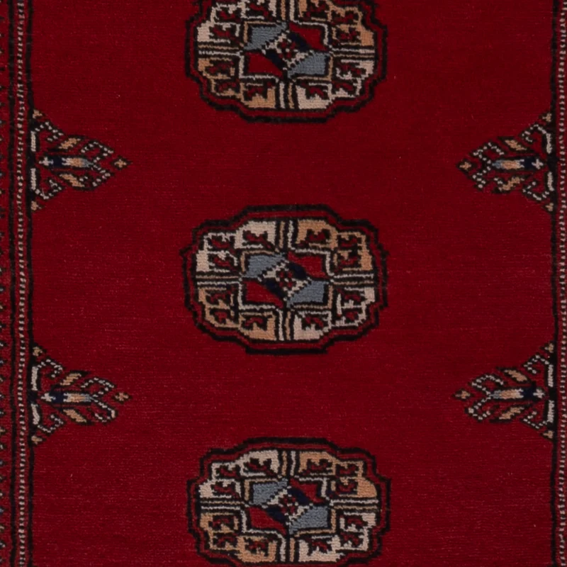 Pakistan Teppich 75x186cm - Orientteppich - rot