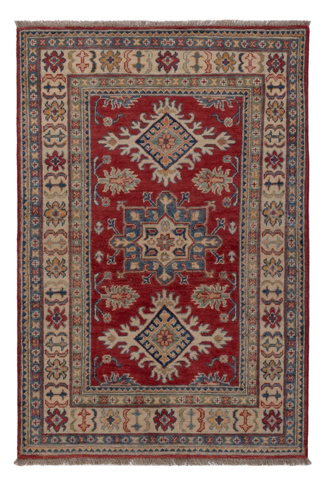 Kazak Teppich 101x149cm - Orientteppich - rot