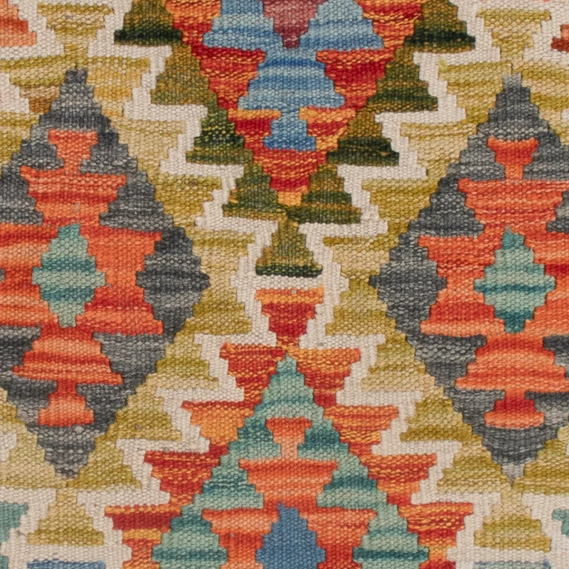 Kelim Maimene Teppich 85x132cm - mehrfarbig
