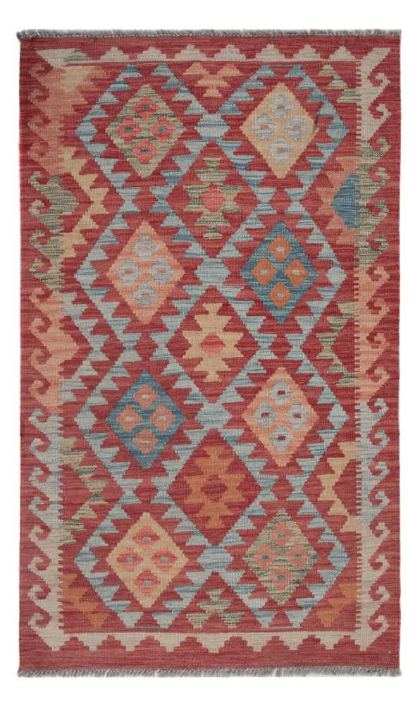 Kelim Maimene Teppich 80x131cm - mehrfarbig