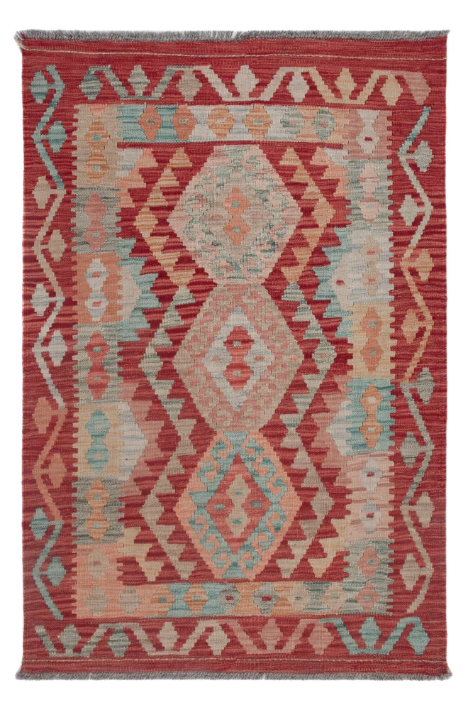 Kelim Maimene Teppich 84x122cm - mehrfarbig