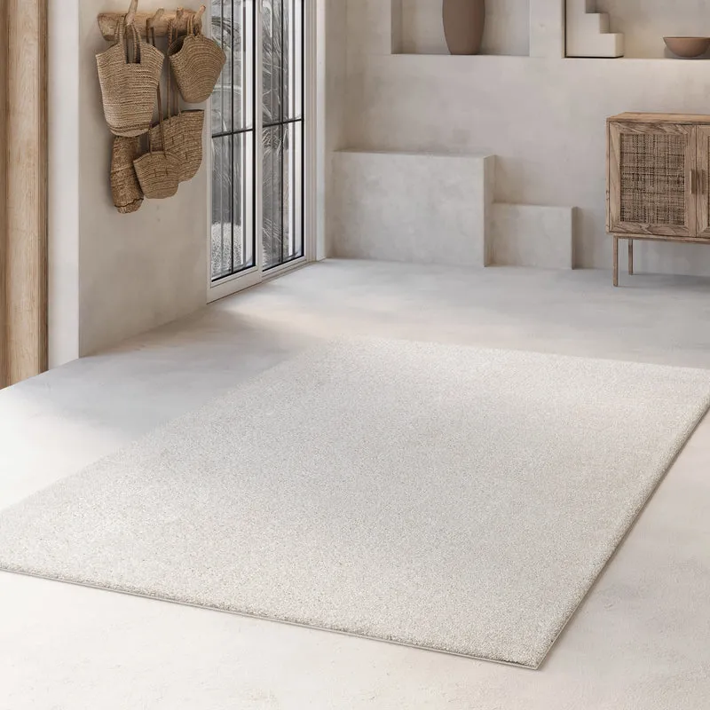 Kurzflorteppich Creme Weiß "Nova" WECONhome Basics