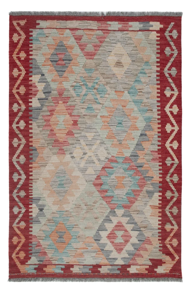 Kelim Maimene Teppich 83x125cm - mehrfarbig