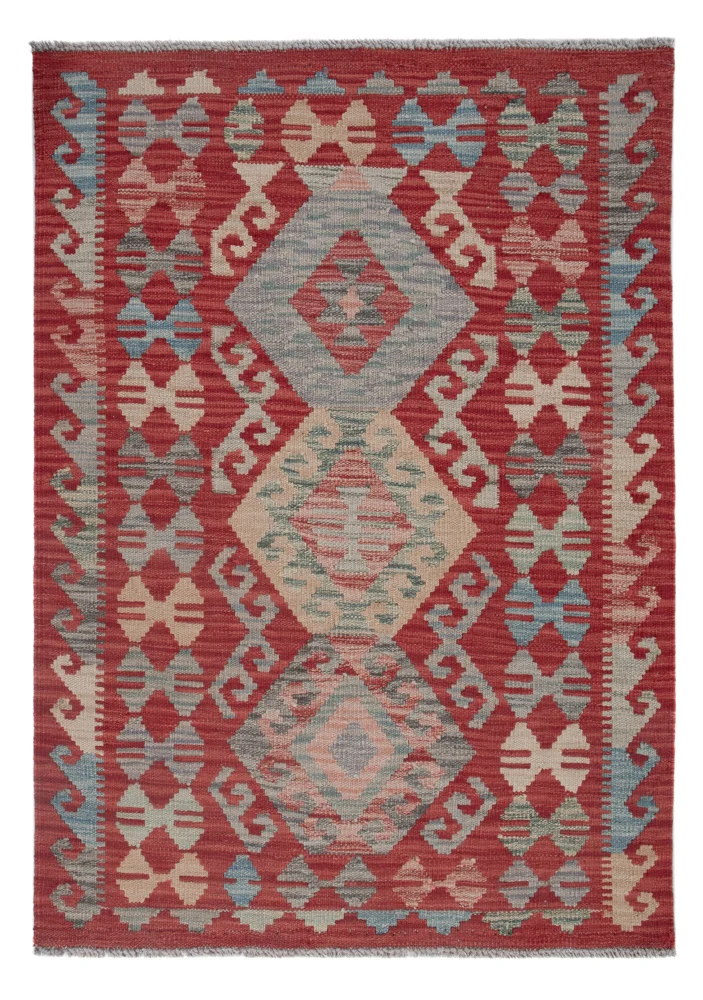 Kelim Maimene Teppich 83x122cm - mehrfarbig