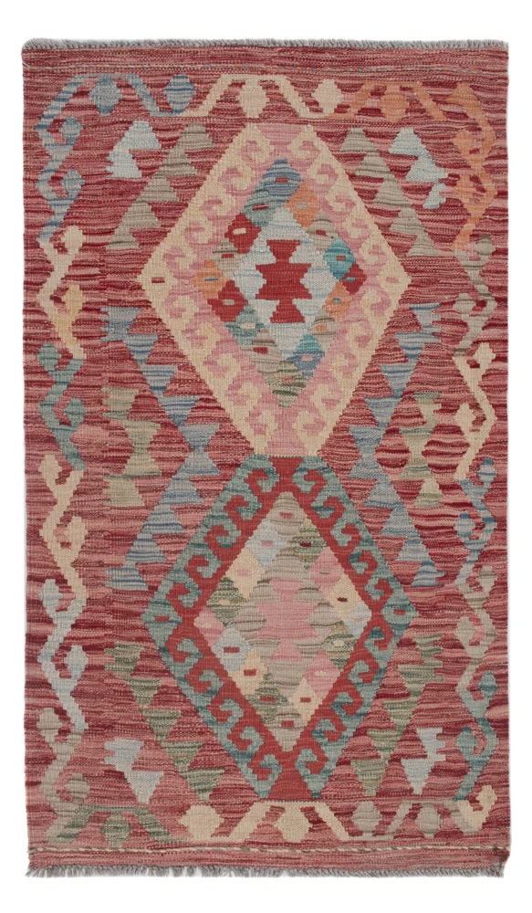 Kelim Maimene Teppich 81x131cm - mehrfarbig