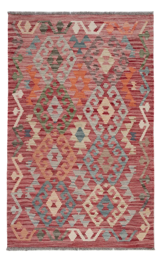 Kelim Maimene Teppich 81x126cm - mehrfarbig