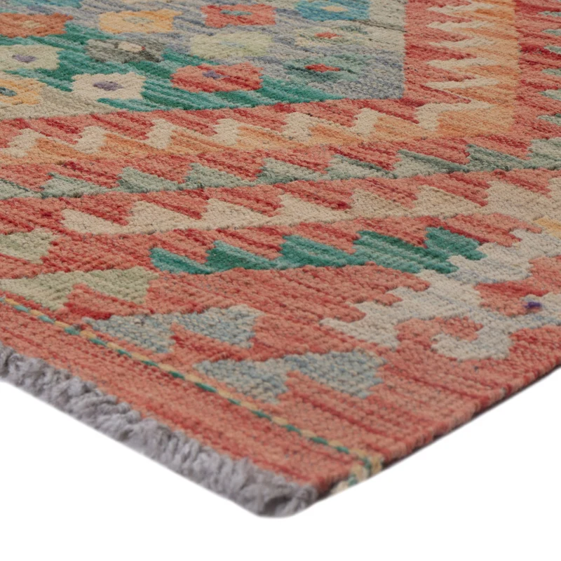 Kelim Maimene Teppich 83x130cm - mehrfarbig