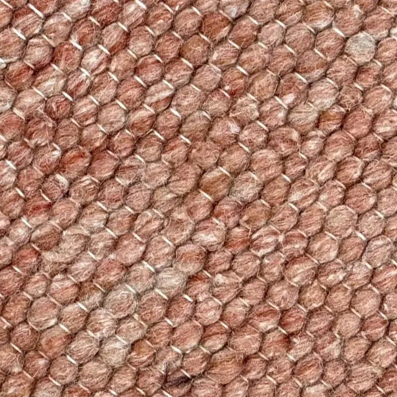 Wollteppich Rund - Feline Terracotta