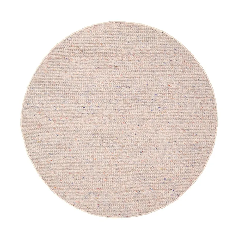 Wollteppich Rund - Feline Pastell
