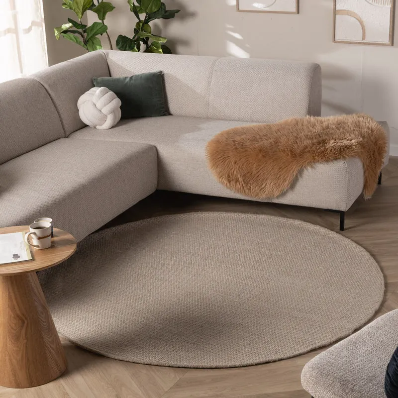 Wollteppich Rund - Bliss Creme Weiß