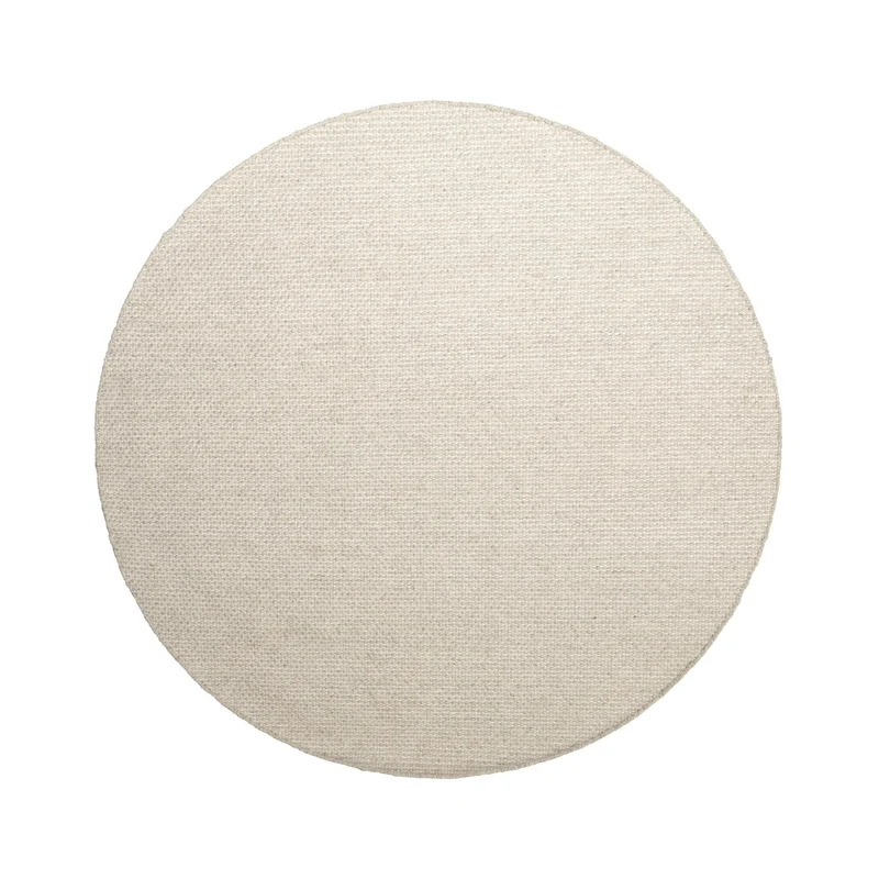 Wollteppich Rund - Bliss Creme Weiß