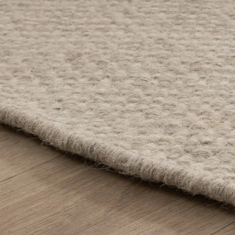 Wollteppich Rund - Bliss Creme Weiß