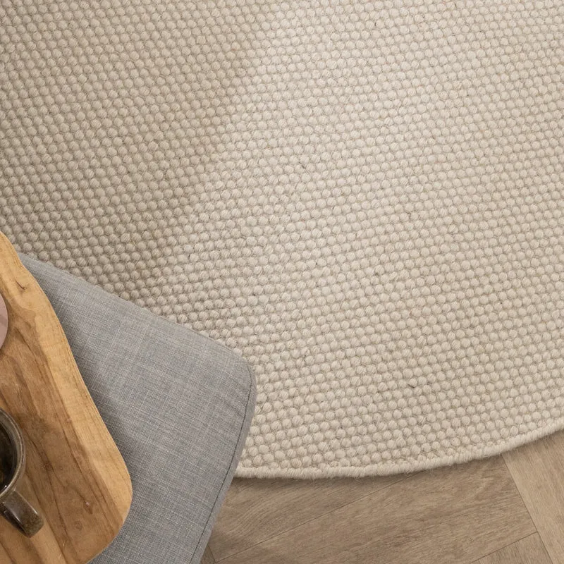 Wollteppich Rund - Bliss Creme