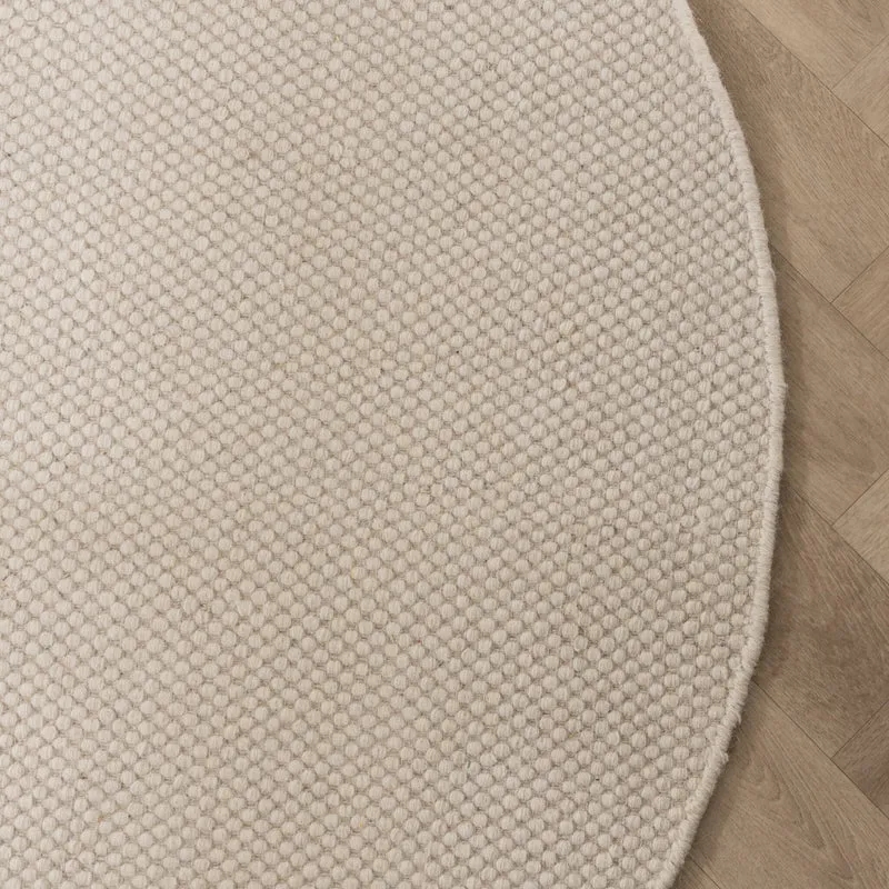Wollteppich Rund - Bliss Creme