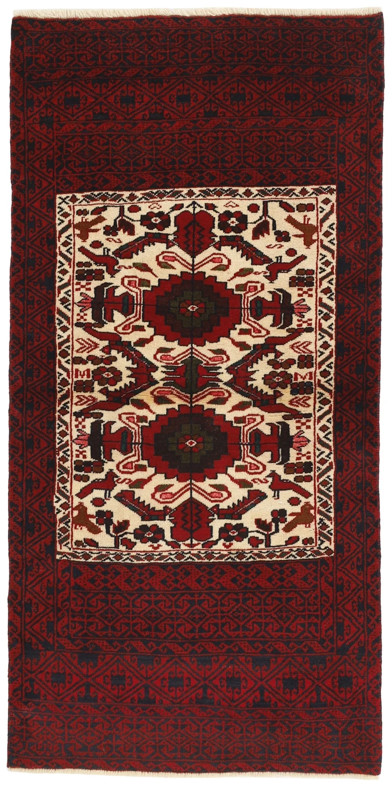 MY-RUG Teppich "Belutsch" Gul-Muster, Handgeknüpft