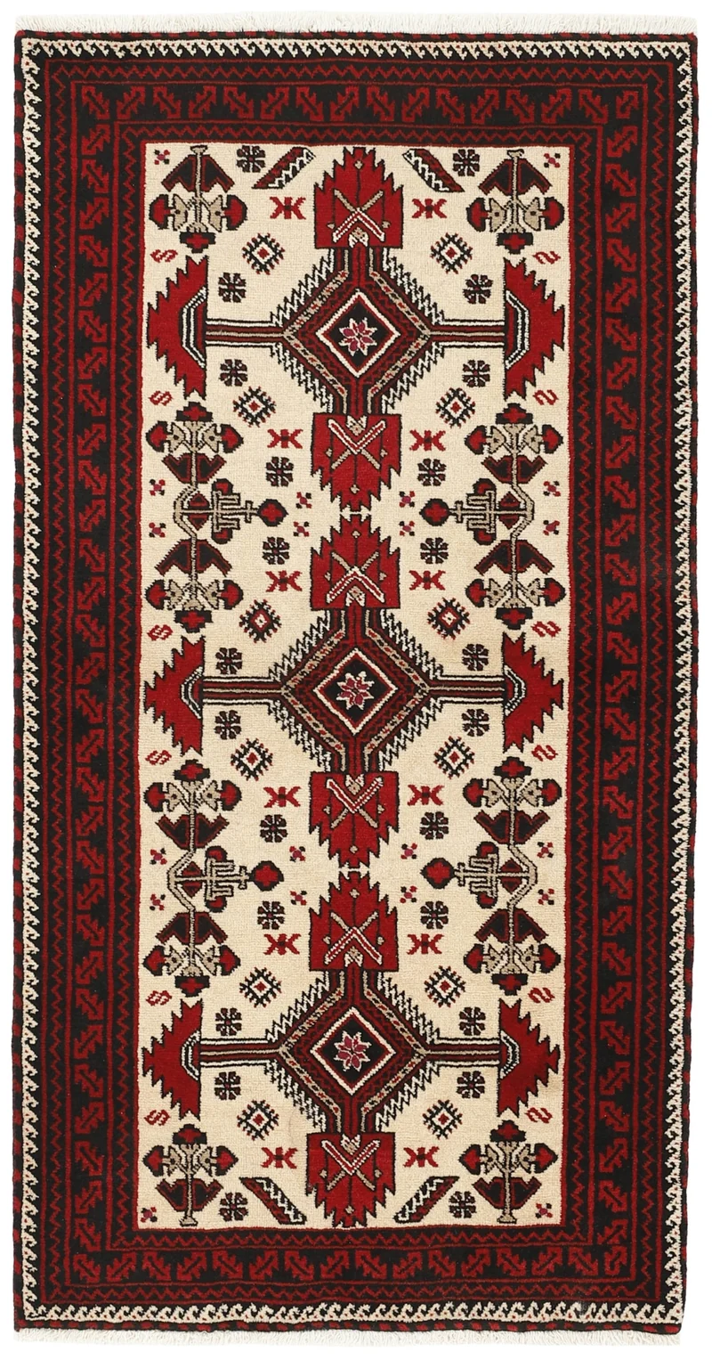 MY-RUG Teppich "Belutsch" Gul-Muster, Handgeknüpft